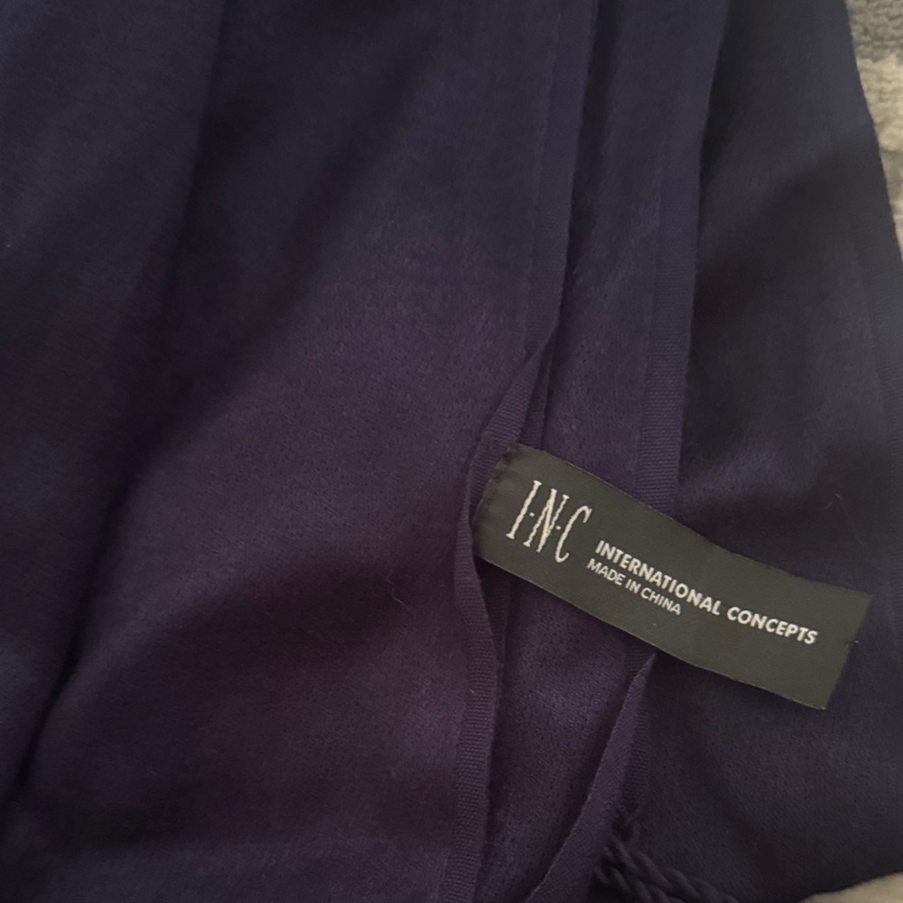 INC International Concepts Deep Purple Scarf